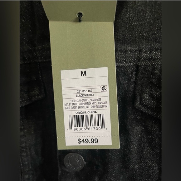 New Goodfellow & Co. Mens Sherpa Denim Trucker Jacket Coat Warm Heavy Szie M - Picture 6 of 7